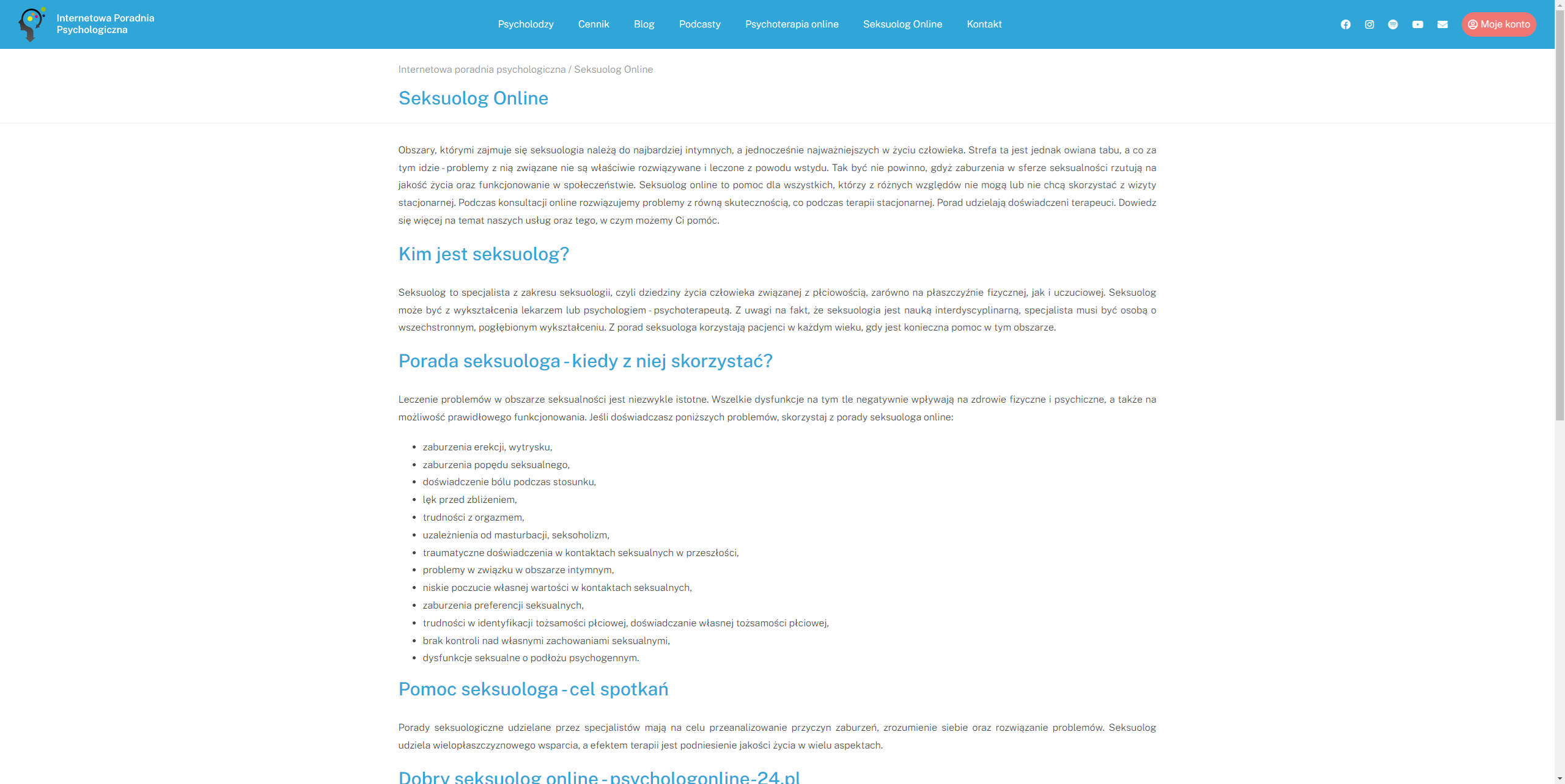 Jak wygląda konsultacja u seksuologa online?