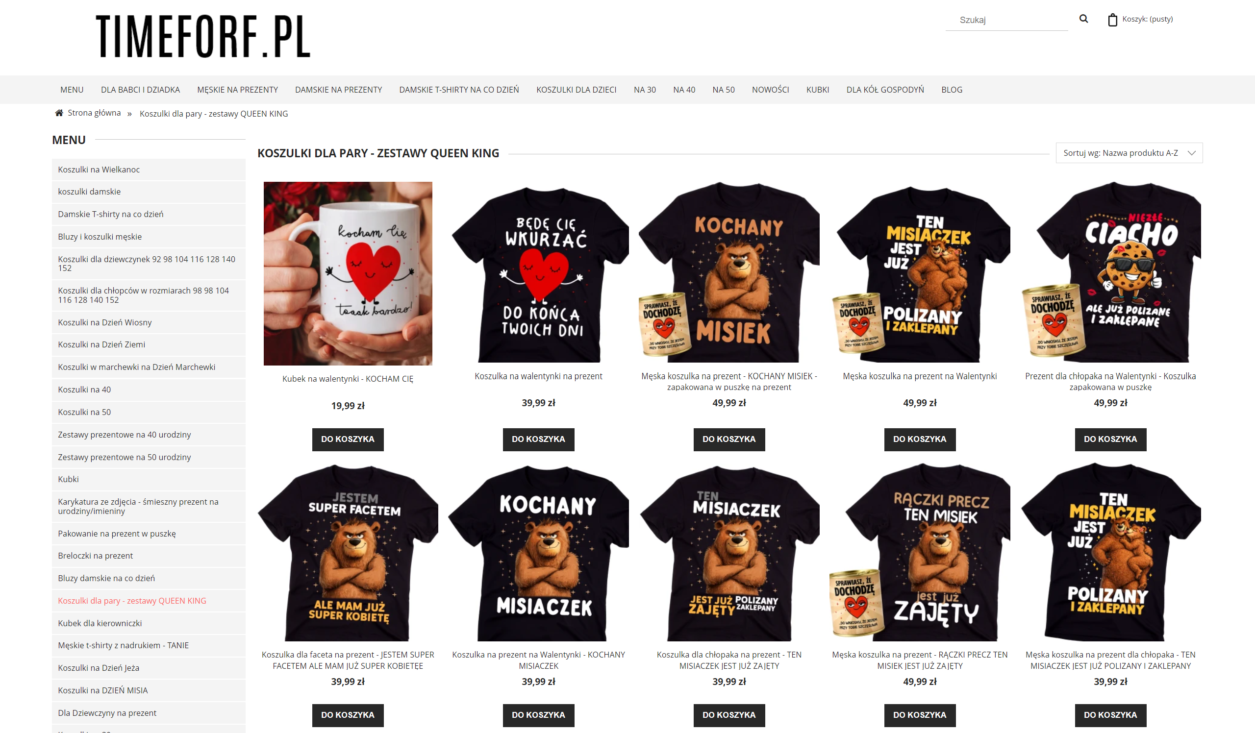 Koszulki dla par na sesję zdjęciową - jakie kolory, napisy i style wyglądają dobrze na zdjęciach?