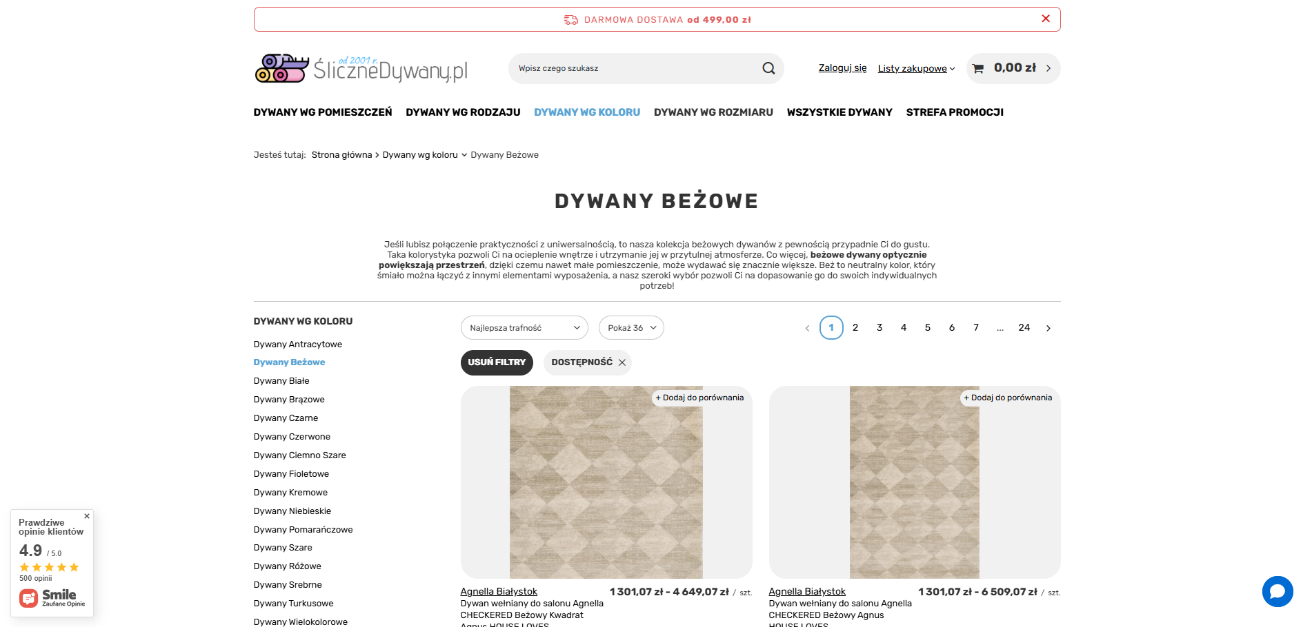 Top 5 powodów, dla których dywan beżowy sprawdzi się w Twoim domu