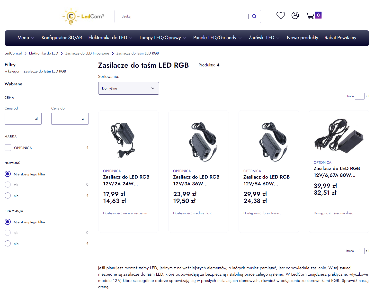 Zasilacze do taśm LED - jak wydłużyć żywotność oświetlenia dzięki właściwemu wyborowi?