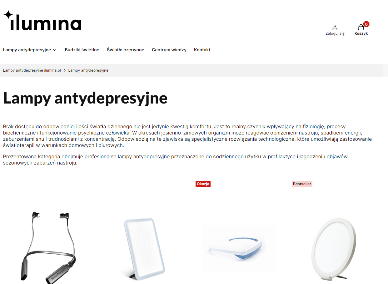 Jesienna chandra? Poznaj skuteczne działanie lamp antydepresyjnych