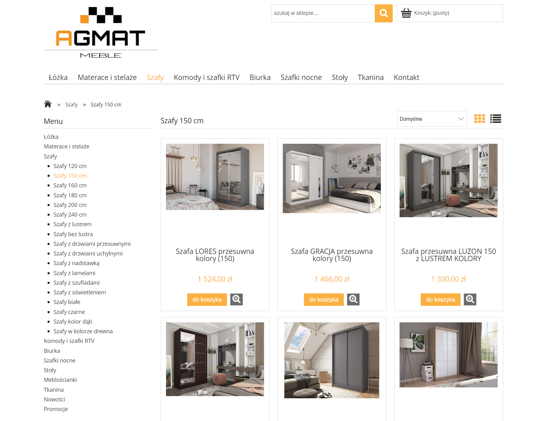 Szafy 150 cm do sypialni - jak dobrać model do metrażu i stylu wnętrza?