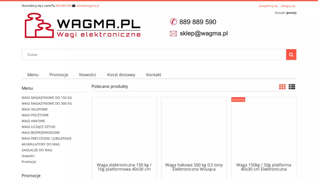 Zrzut ekranu strony