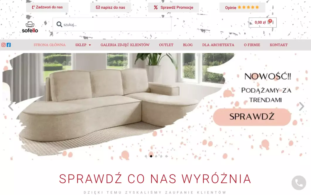 Zrzut ekranu strony