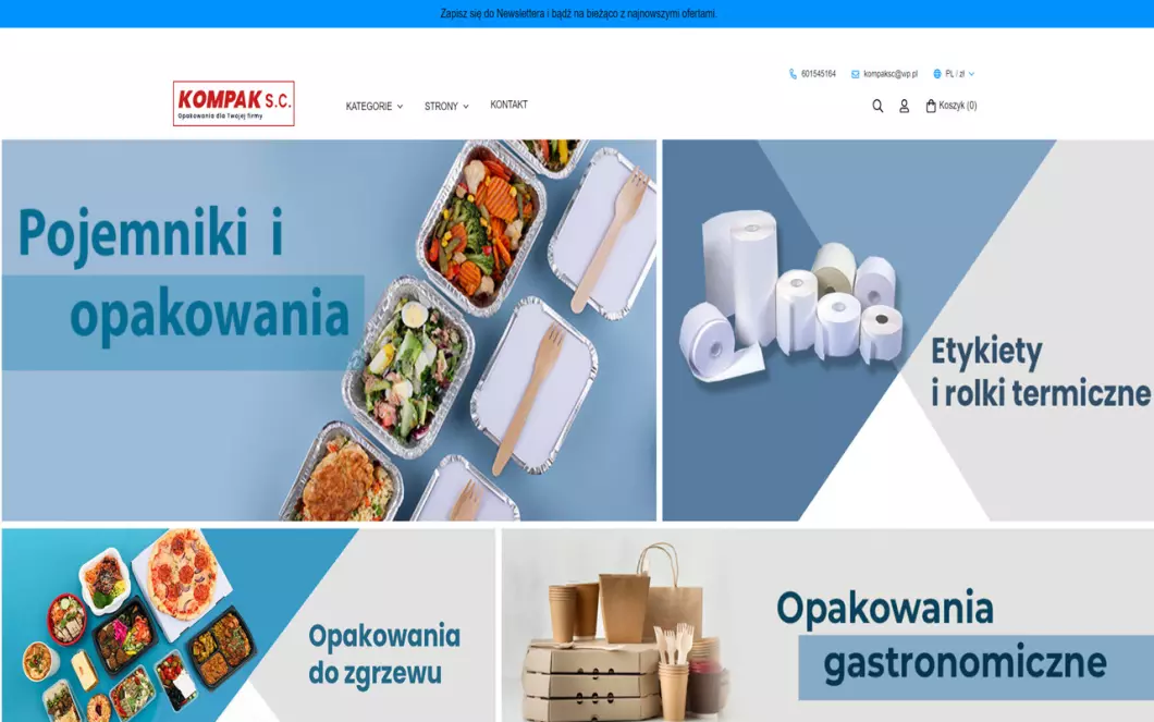 Zrzut ekranu strony